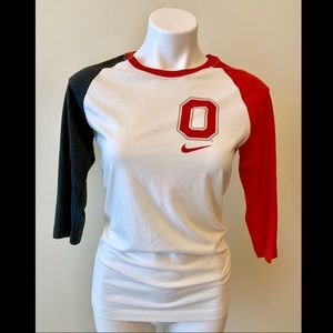 OHIO STATE 3/4s sleeve t-shirt